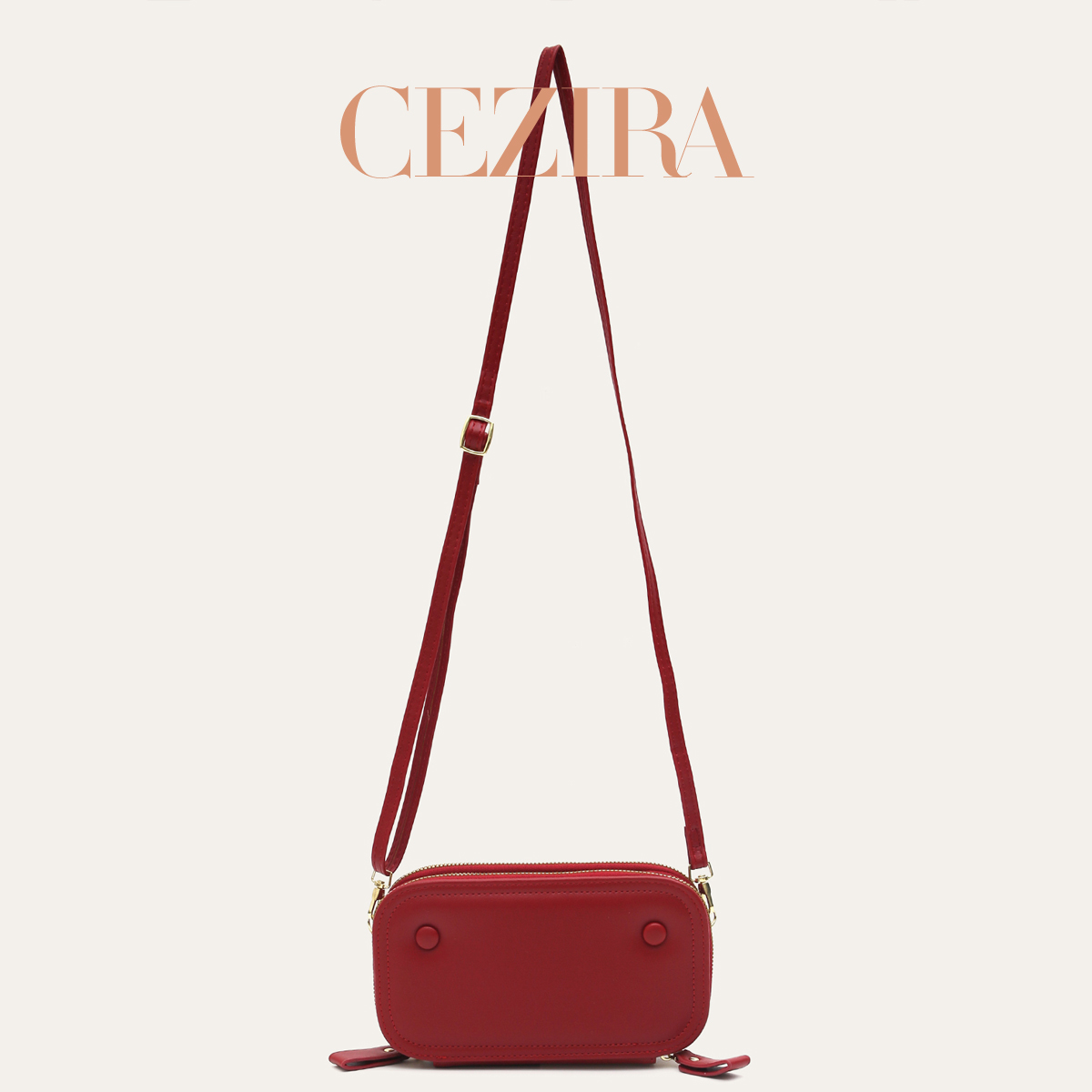 Luxury Bags Cute - CR Luxuriöse Elegante Rote Glänzende Leder-Quadrattasche,